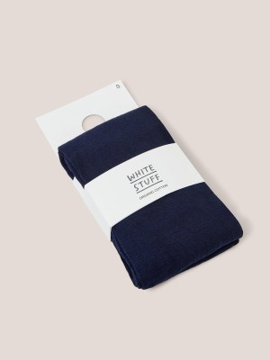 Dark Navy White Stuff Patty Plain Versatile Tights | 73254IAQF