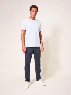 Dark Navy White Stuff Sutton Organic Chino Trouser | 98375PDYT