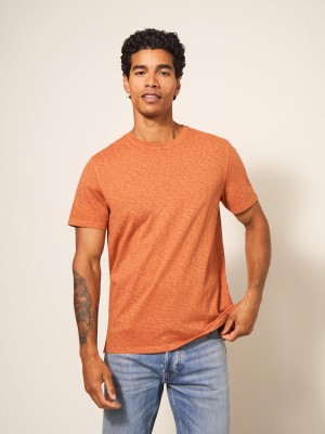 Dark Orange White Stuff Abersoch Short Sleeve Tee | 35170HUJP