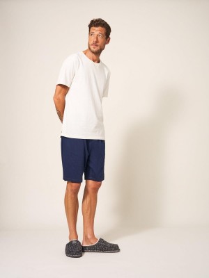 French Navy White Stuff Robbie Jersey Short | 15967BSIG