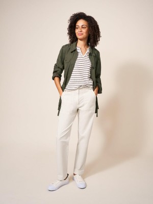 Khaki Green White Stuff Sadie Jacket | 93021VBHO