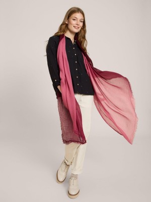 Mid Plum White Stuff Penny Plain Oversized Scarf | 28176GNPQ