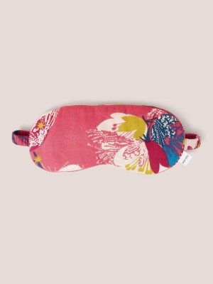 Pink Multi White Stuff Printed Reversible Eye Mask | 83507PYUD