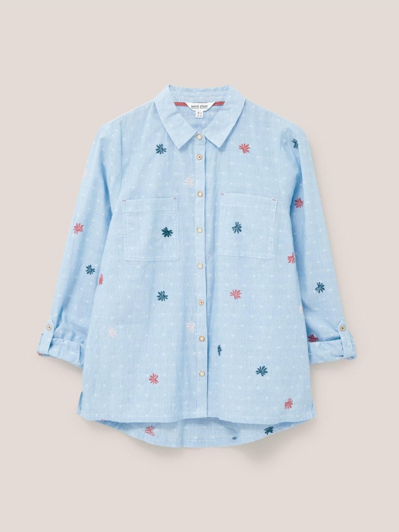 Blue Multi White Stuff Sophie Shirt | 91407HMNA