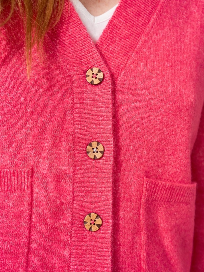 Bright Pink White Stuff Jamie Cardi | 54938SJHL