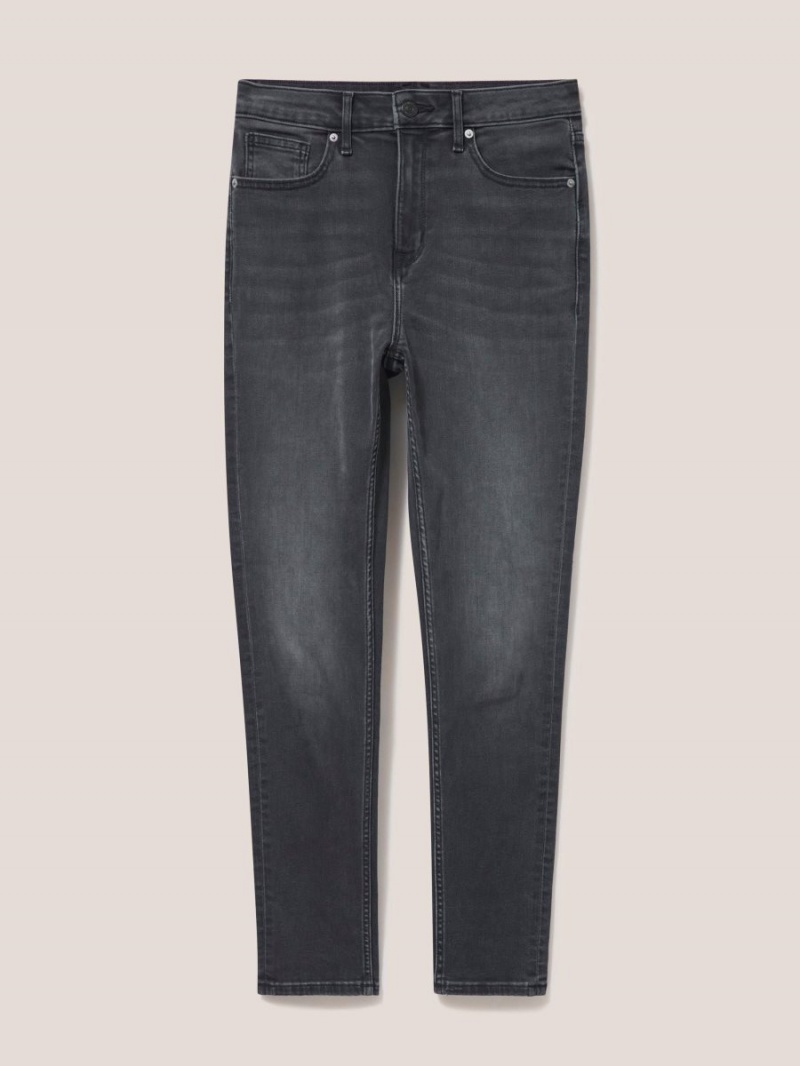 Charcoal Grey White Stuff Amelia Skinny Leg Jeans | 87465VWPR