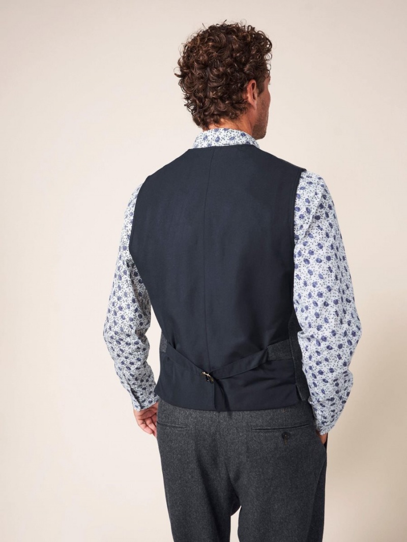 Charcoal Grey White Stuff Heath Waistcoat | 52694QAOX