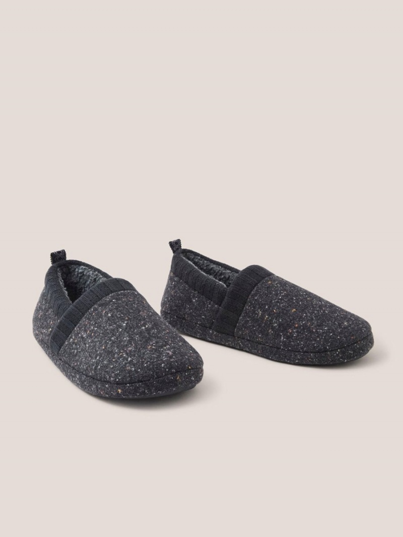 Charcoal Grey White Stuff Neppy Closed Back Slipper | 19072RDHO