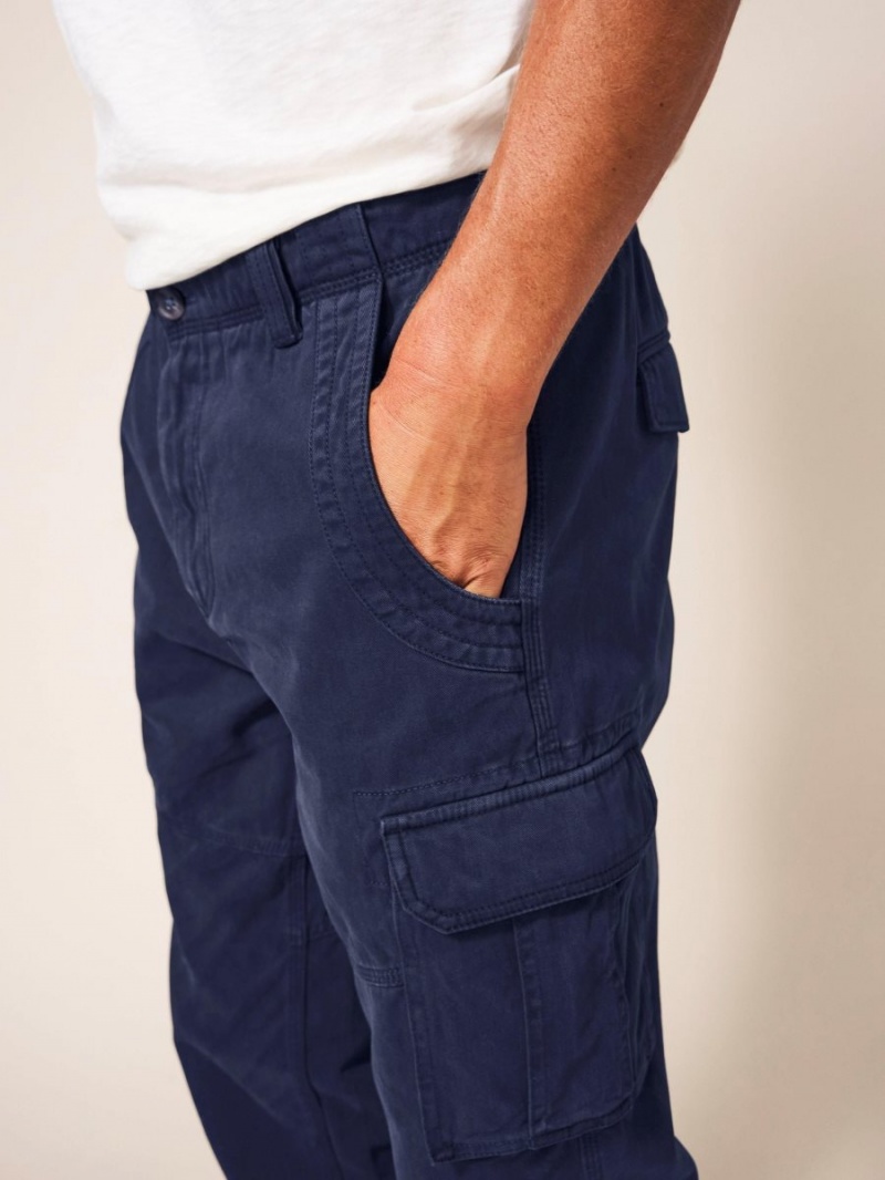 Dark Navy White Stuff Kegworth Organic Cargo Trouser | 16503RIJC