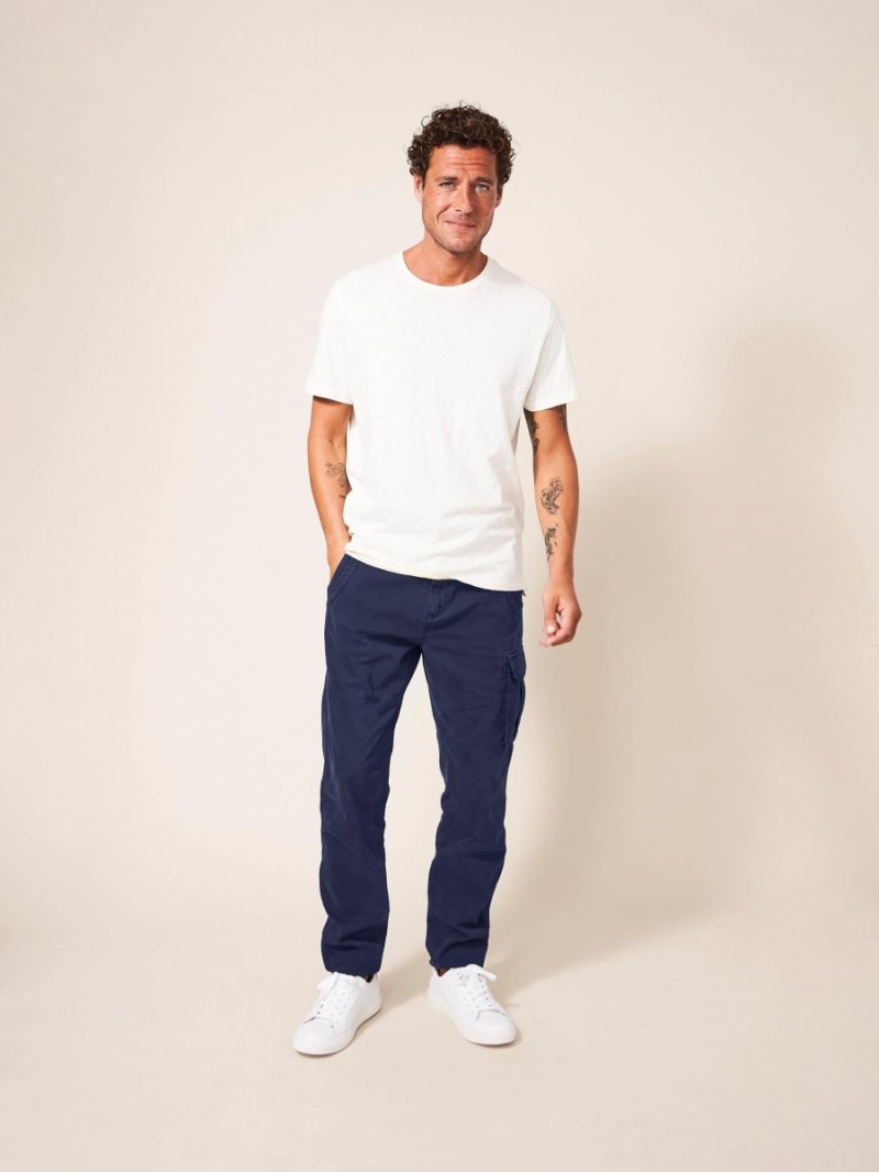 Dark Navy White Stuff Kegworth Organic Cargo Trouser | 16503RIJC