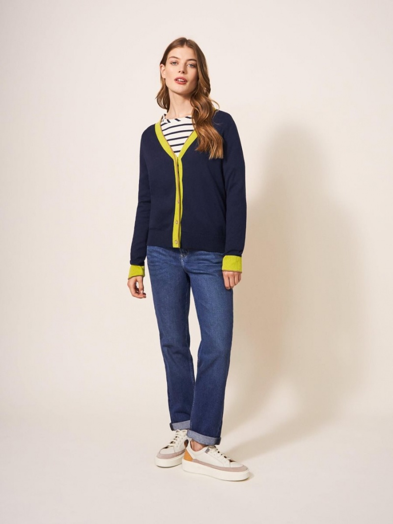 Dark Navy White Stuff Sally Smart Cardi | 36801CFWR