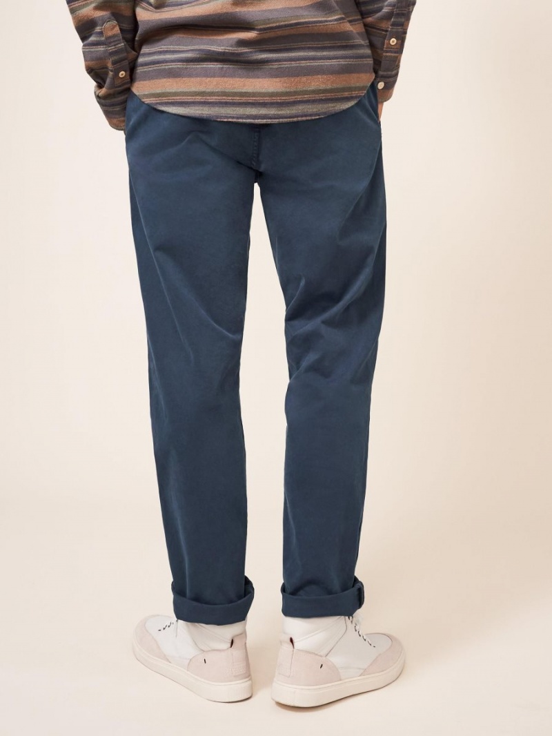 Dark Navy White Stuff Sutton Organic Chino Trouser | 98375PDYT