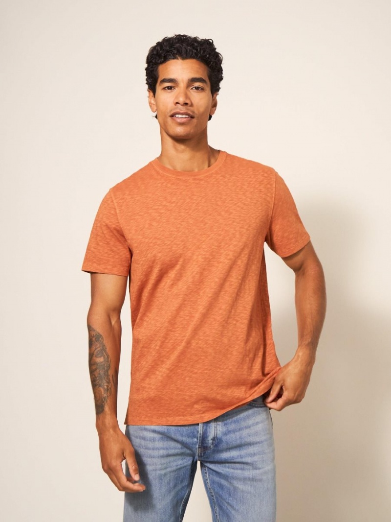 Dark Orange White Stuff Abersoch Short Sleeve Tee | 35170HUJP