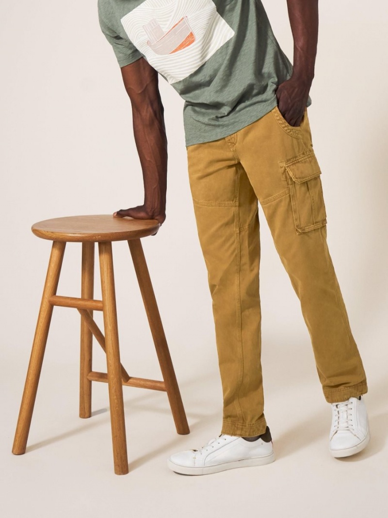 Dark Tan White Stuff Kegworth Organic Cargo Trouser | 64918FQEP