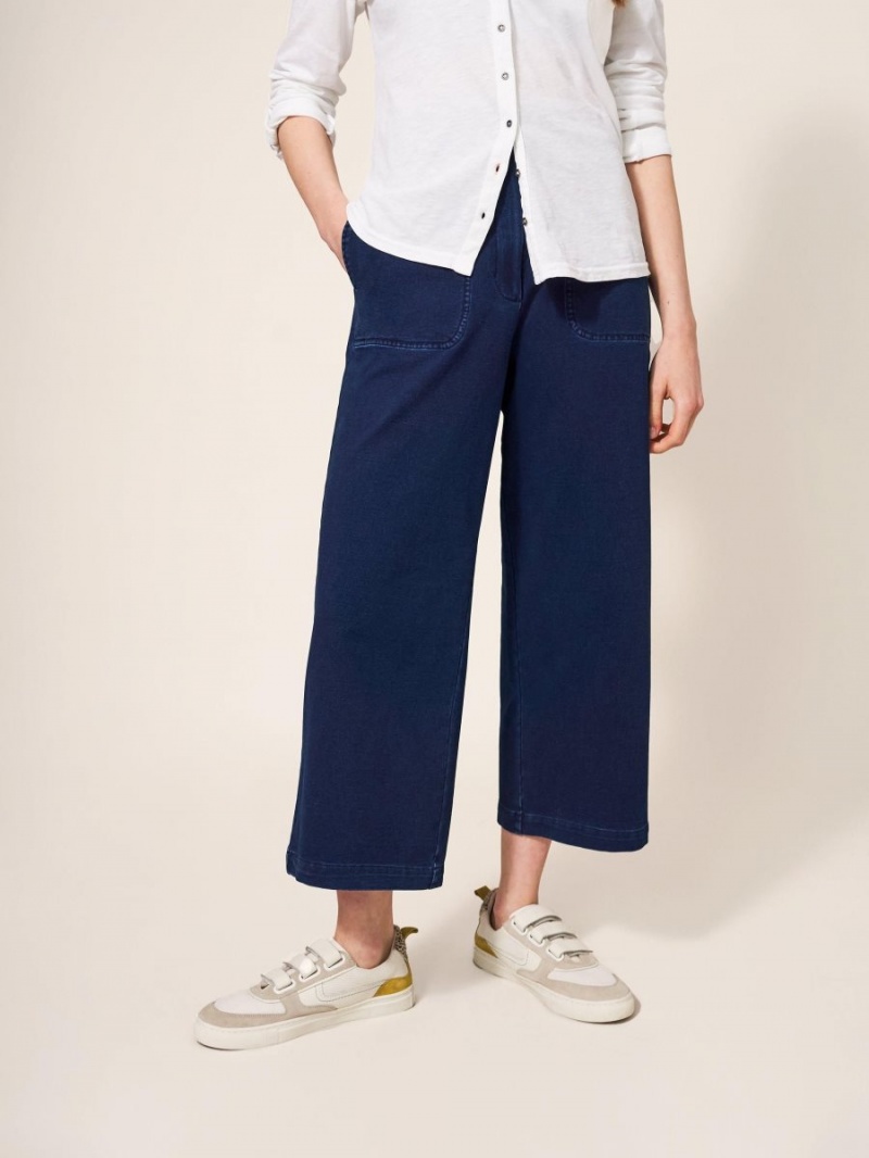 Dk Denim White Stuff Belle Jersey Wide Leg Crop | 37895MPDO