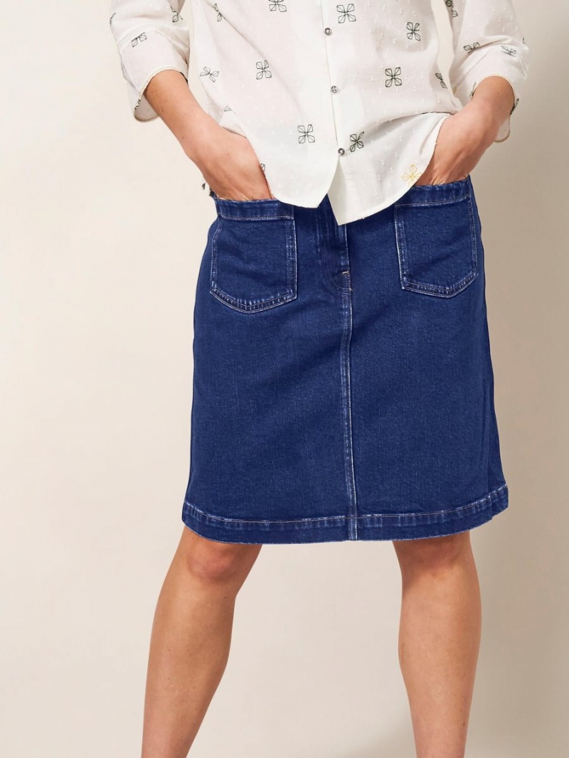 Dk Denim White Stuff Melody Denim Skirt | 93287CQRL