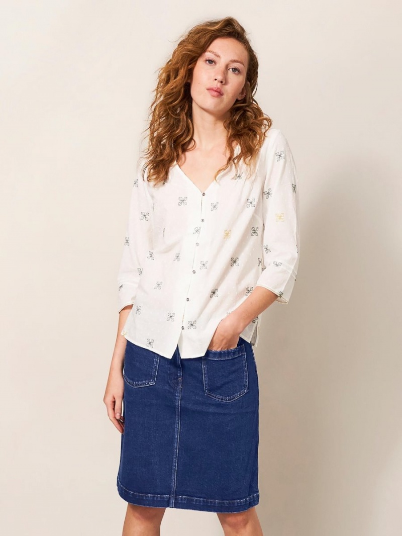 Dk Denim White Stuff Melody Denim Skirt | 93287CQRL