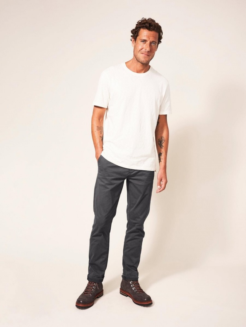 Dk Grey White Stuff Sutton Organic Chino Trouser | 89650HASL