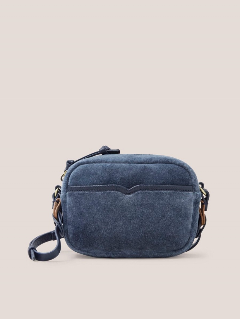 Dk Teal White Stuff Lexi Velvet Mini Camera Bag | 79654INXQ