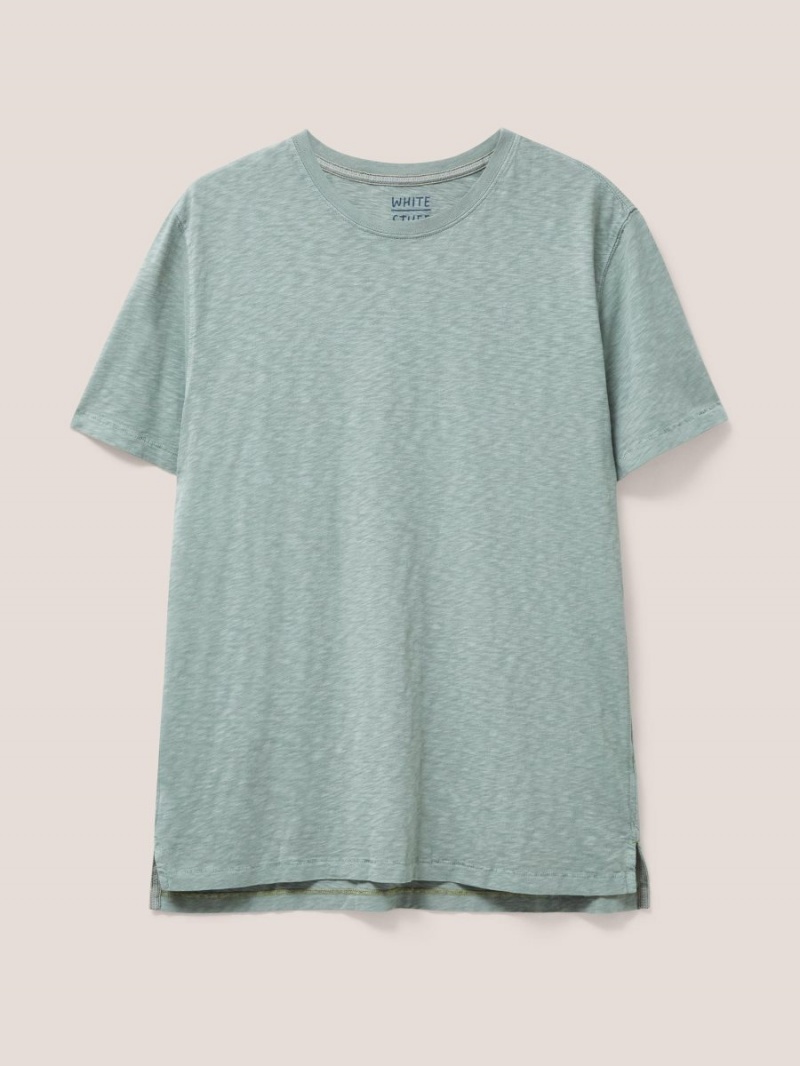 Dusty Green White Stuff Abersoch Short Sleeve Tee | 01934NQXE