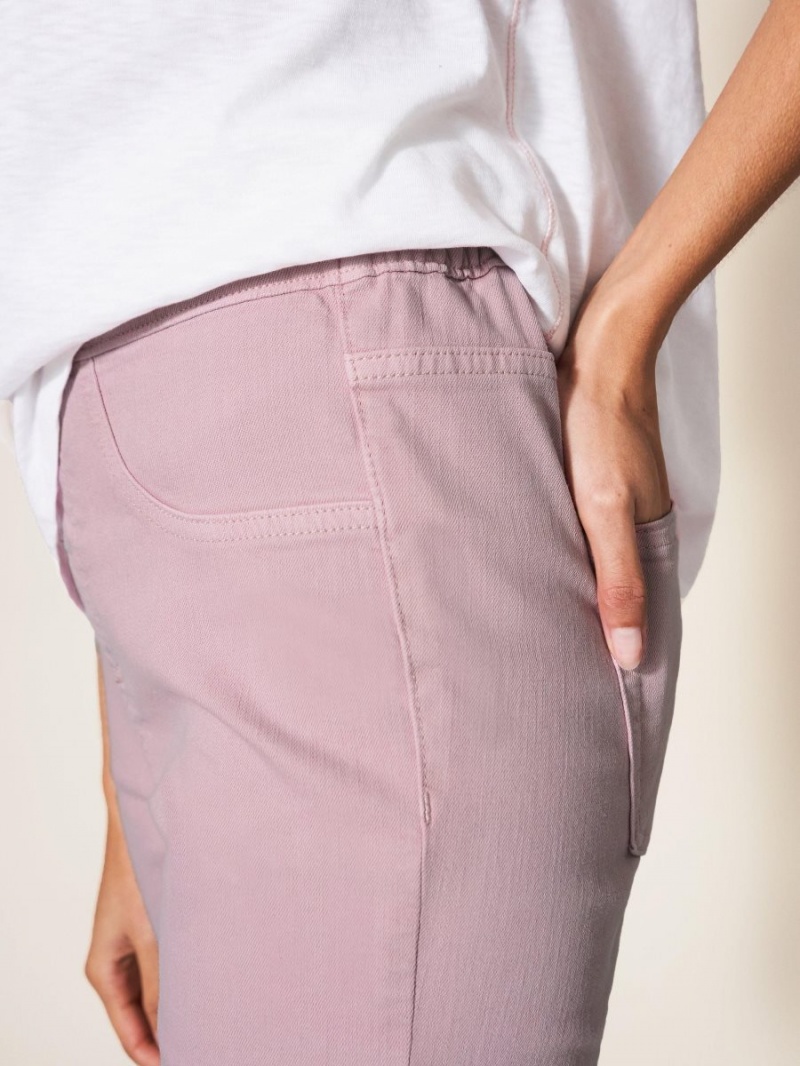 Dusty Pink White Stuff Janey Cropped Jegging | 85396QKJA