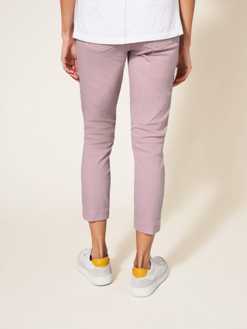 Dusty Pink White Stuff Janey Cropped Jegging | 85396QKJA