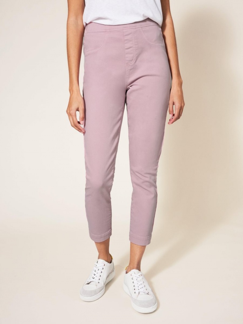 Dusty Pink White Stuff Janey Cropped Jegging | 85396QKJA