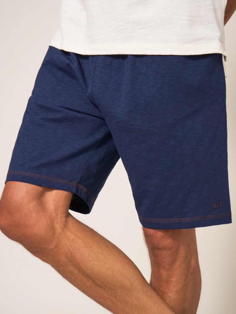 French Navy White Stuff Robbie Jersey Short | 15967BSIG