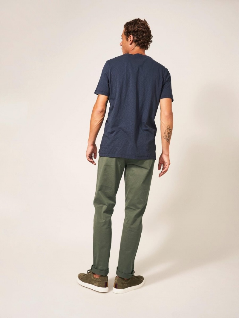 Khaki Green White Stuff Sutton Organic Chino Trouser | 62043PTWZ