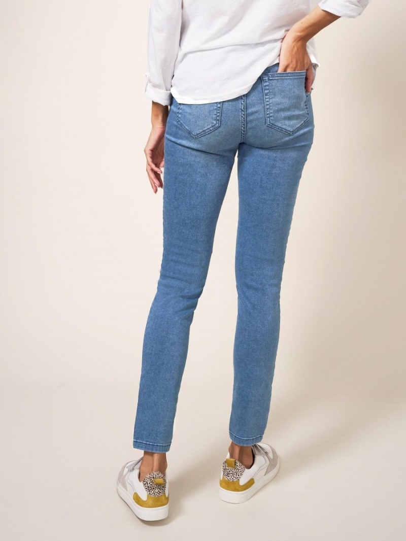 Light Denim White Stuff Janey Stretch Jegging | 27938PAUW