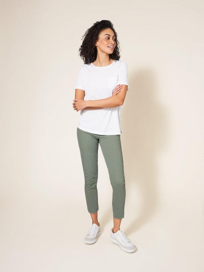 Light Green White Stuff Janey Cropped Jegging | 51903SOXJ