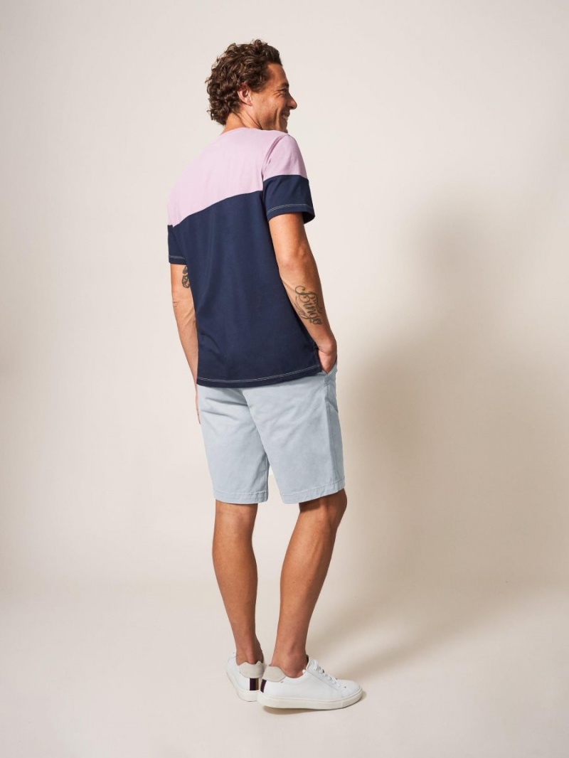 Light Grey White Stuff Sutton Organic Chino Short | 40537CESN