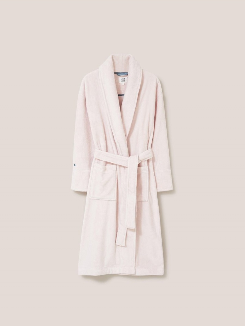 Light Pink White Stuff Clover Cosy Dressing Gown | 13462NSUX