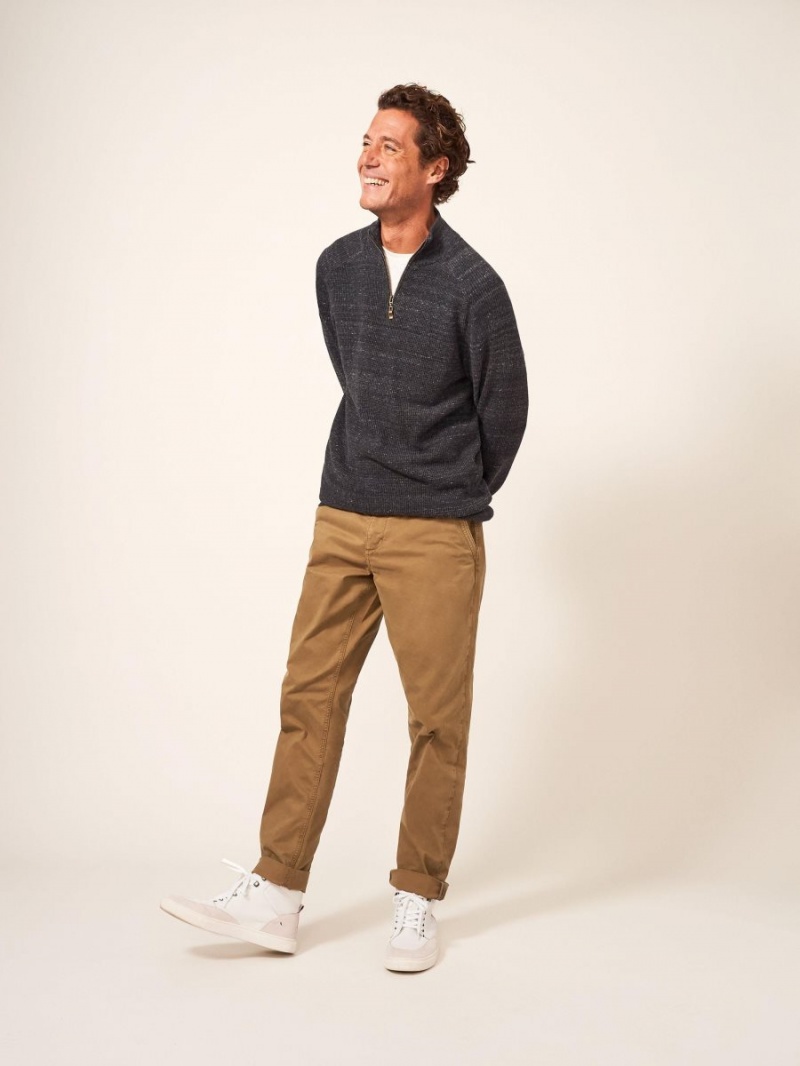 Mid Brown White Stuff Sutton Organic Chino Trouser | 26158YZLT