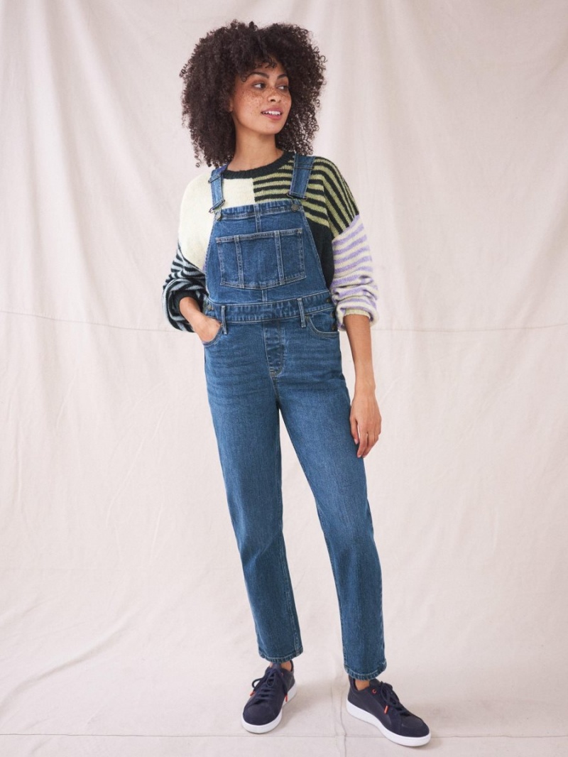 Mid Denim White Stuff Isabelle Jean Dungaree | 50948NPSY