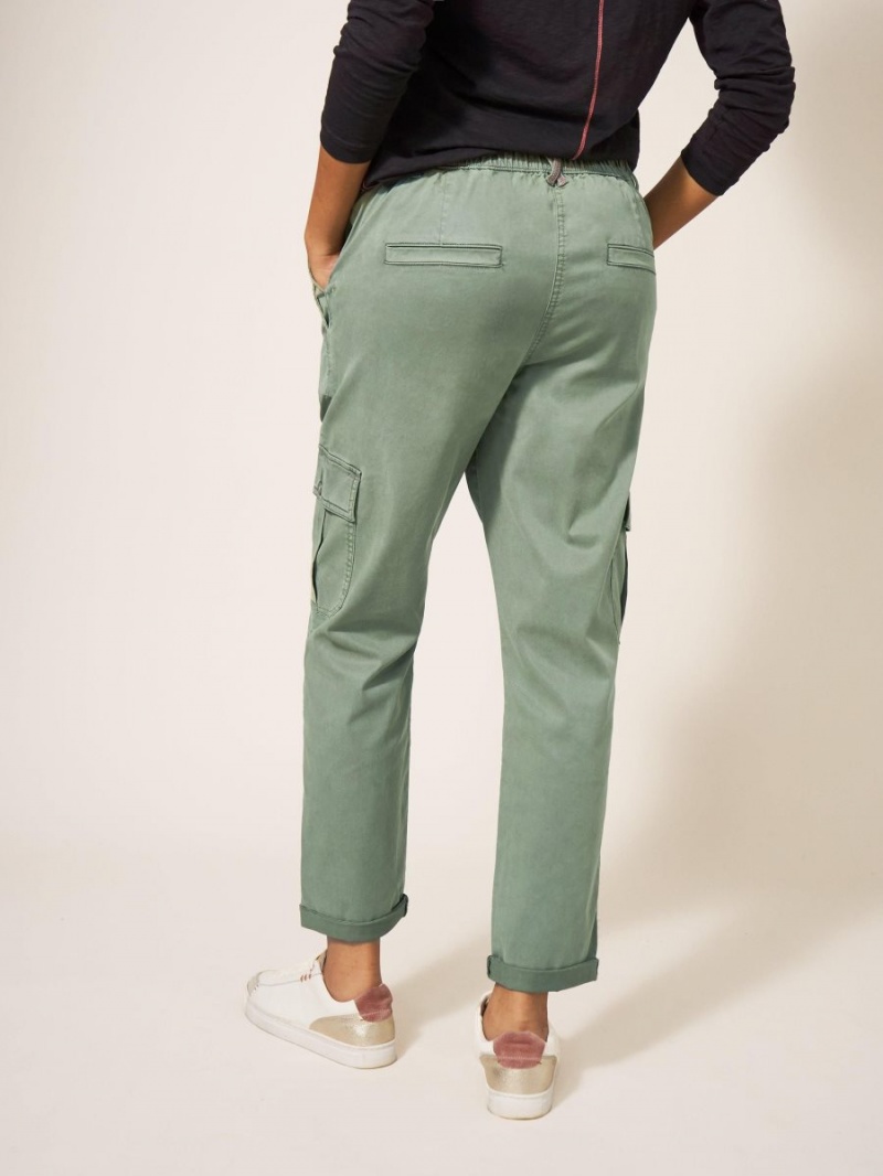 Mid Green White Stuff Everleigh Cargo Trouser | 26034PTAB