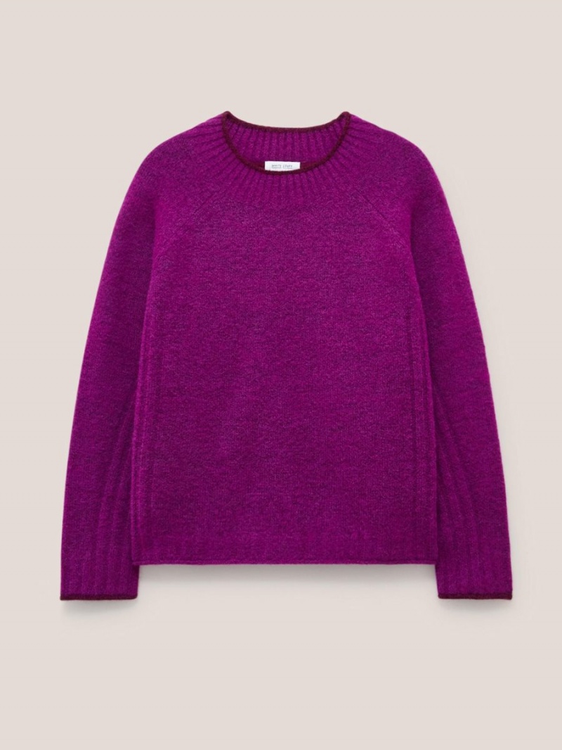 Mid Pink White Stuff Medway Jumper | 28154LIGC