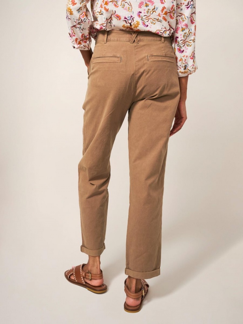 Mid Tan White Stuff Twister Chino | 01296ZRJI