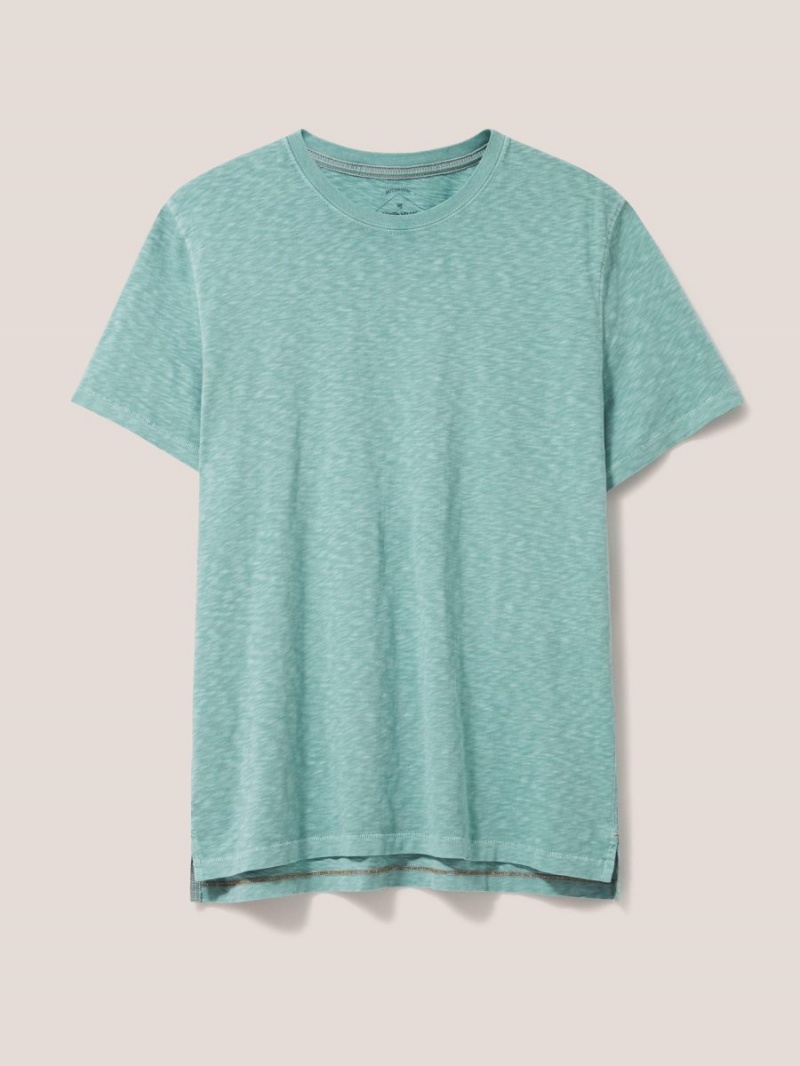 Mint Green White Stuff Abersoch Short Sleeve Tee | 58347OXSR