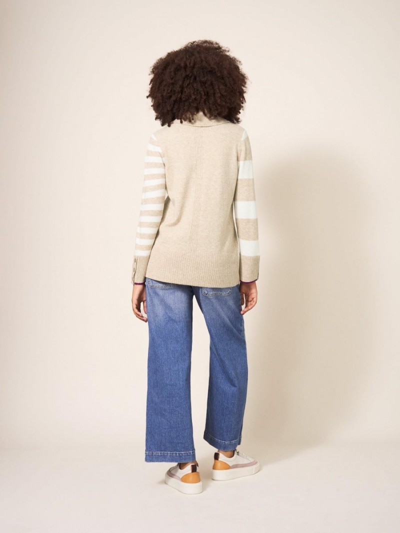 Natural Multi White Stuff Waverly Jumper | 15403XSWG