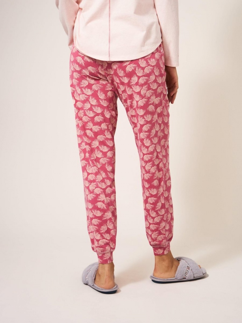 Pink Multi White Stuff Freya Jersey Jogger | 02193XMUW