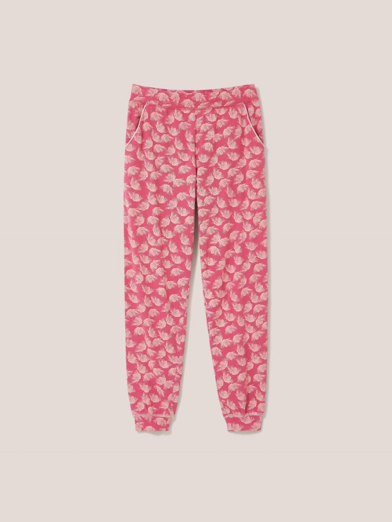 Pink Multi White Stuff Freya Jersey Jogger | 02193XMUW