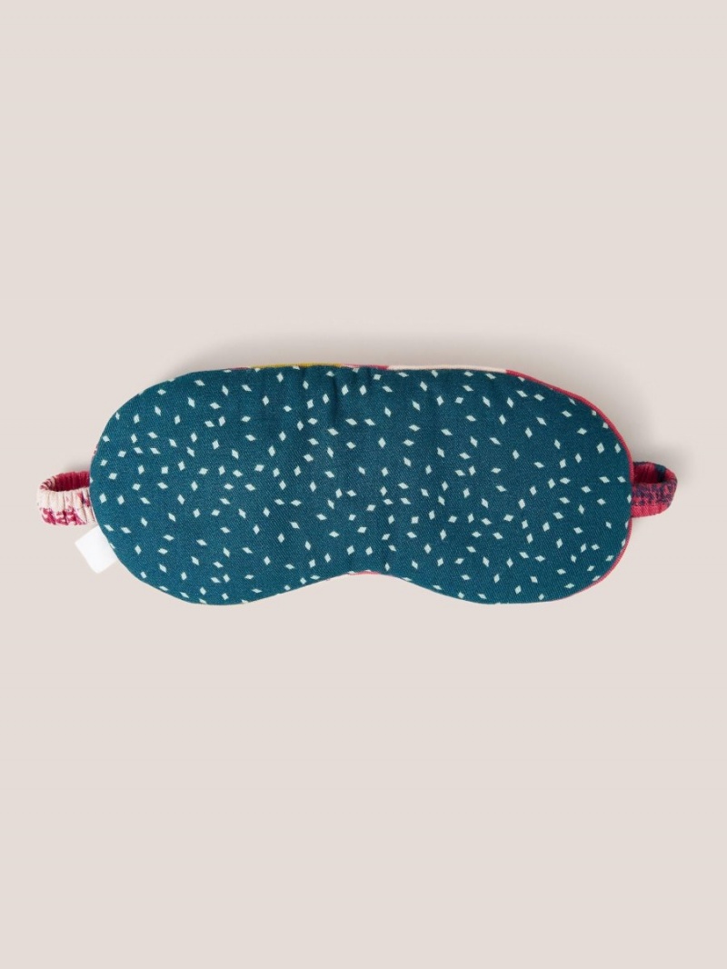 Pink Multi White Stuff Printed Reversible Eye Mask | 83507PYUD