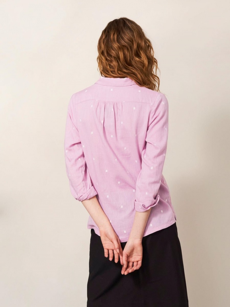 Pink Multi White Stuff Sophie Organic Cotton Shirt | 19267SVGA