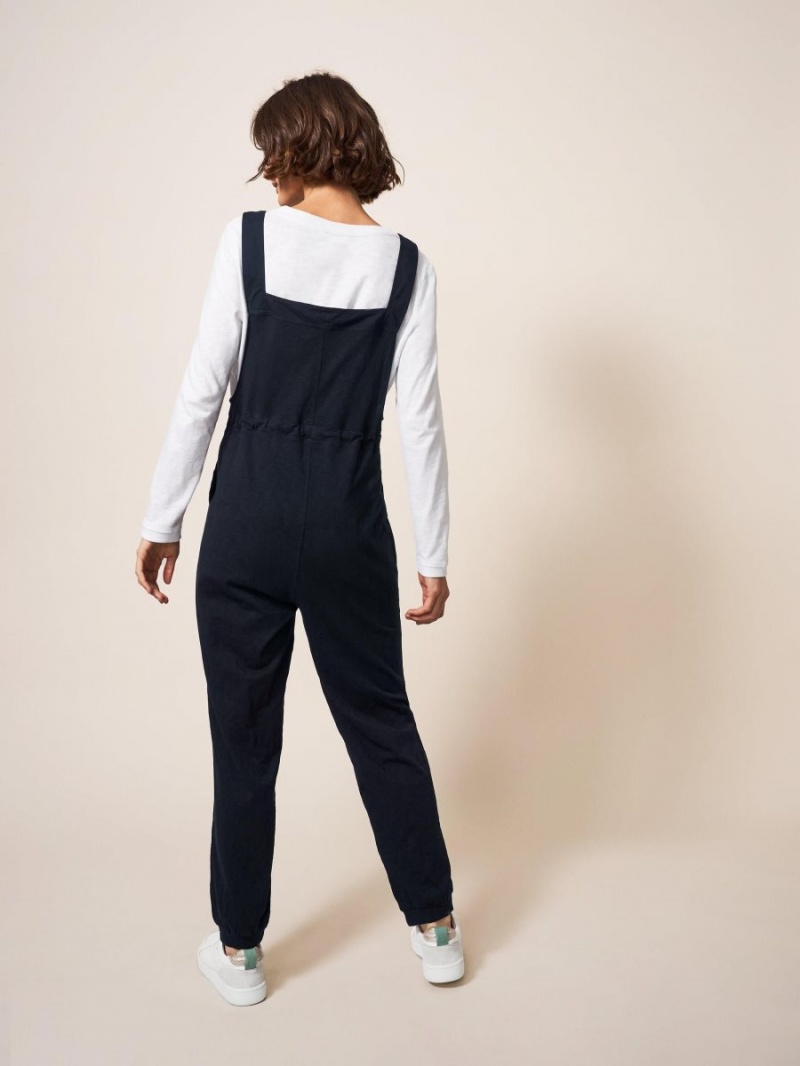 Pure Black White Stuff Daphne Jersey Dungaree | 46527TGKF