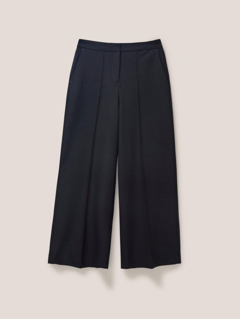 Pure Black White Stuff Jenny Wide Leg Trouser | 54671RFQG