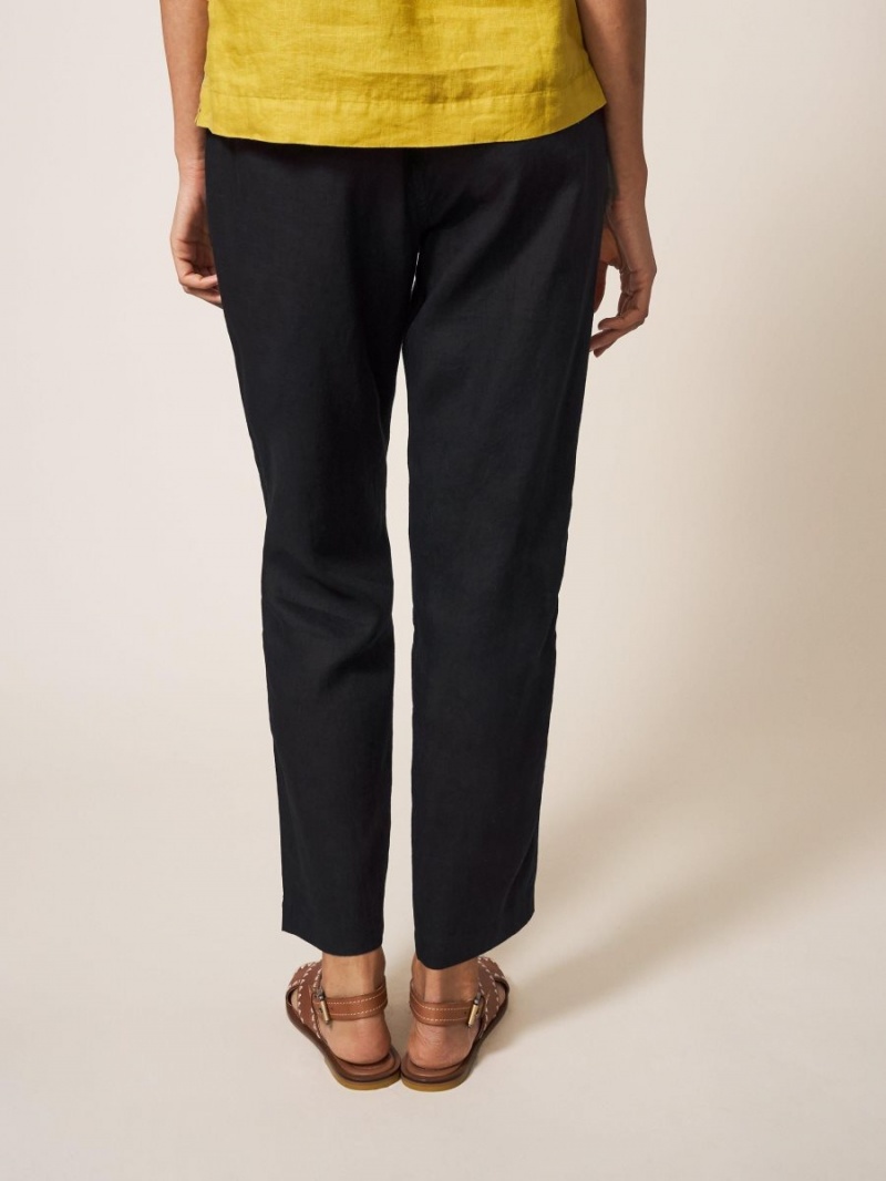 Pure Black White Stuff Rowena Linen Trouser | 80624HFZA