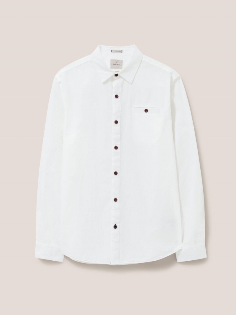 White Multi White Stuff Gaddesby Dobby Shirt | 03462PSRT